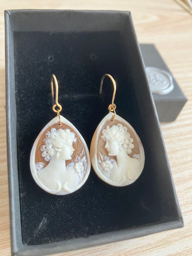 カメヲ ピアス 14kgf ハンドメイド