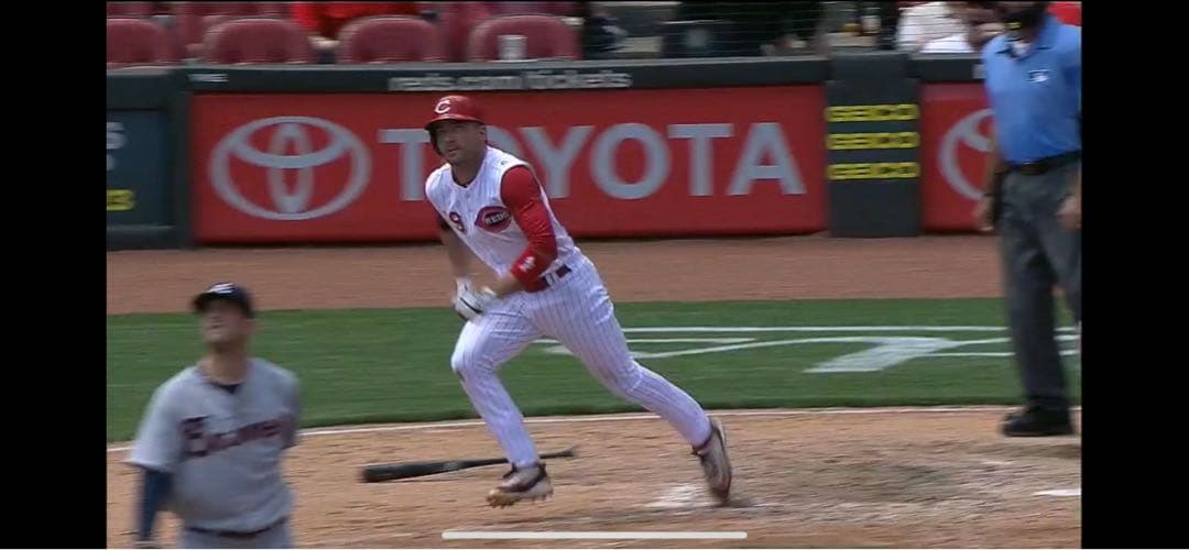 Joey Votto 2016年ゲーム実使用ホームパンツ　7回裏にホームラン
