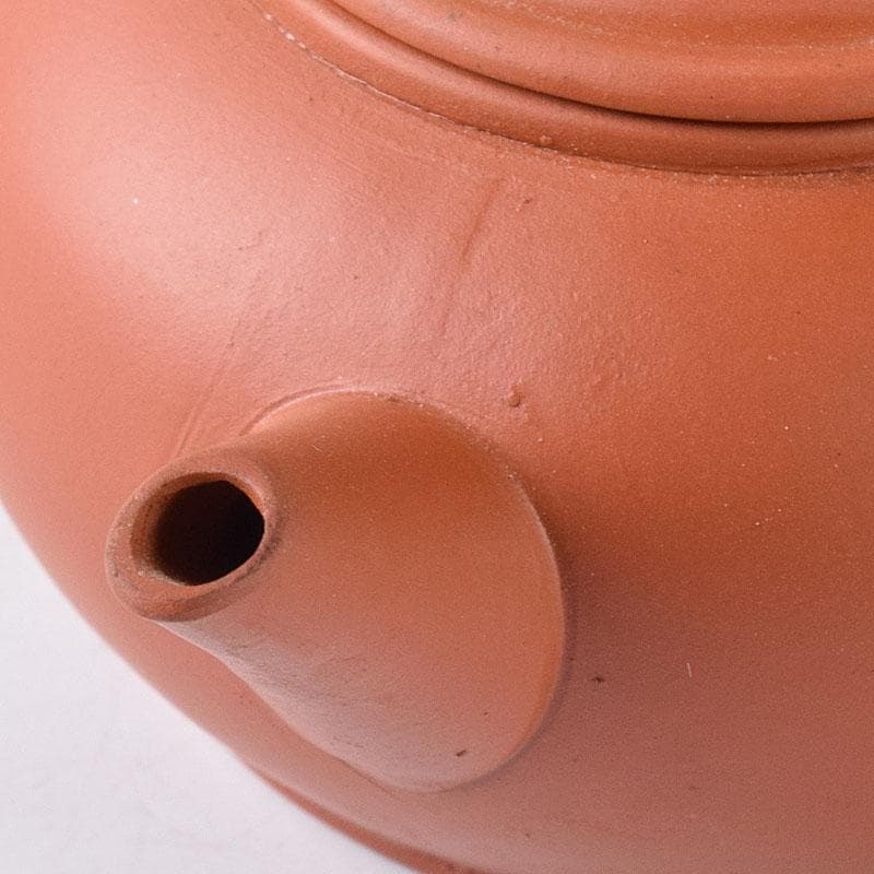 中国　中国宣興銘　紫砂　朱泥　急須　茶壷　V　R8233