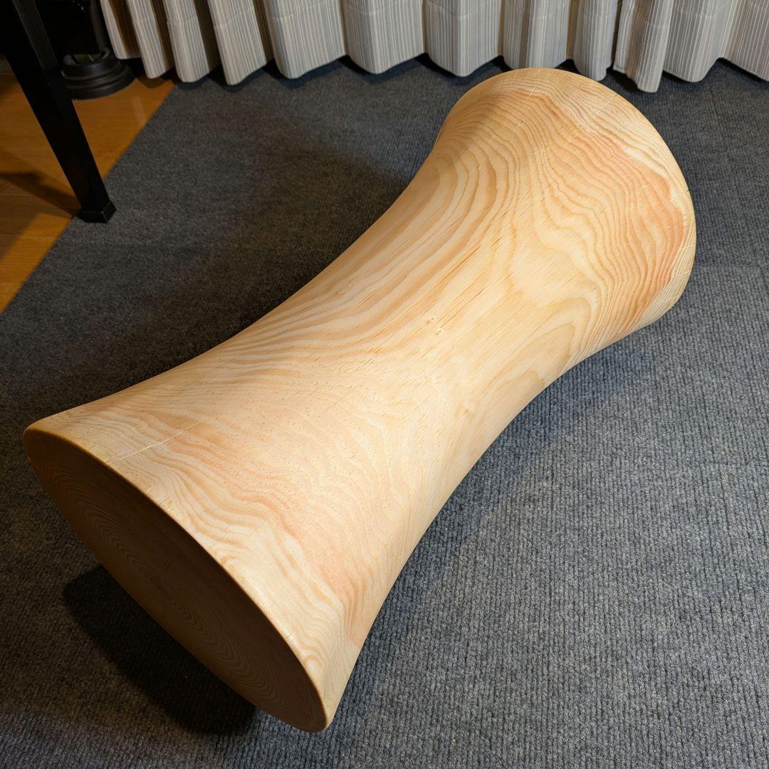 ヤムチャ　　　姫小松　天然木　丸太　椅子　スツール　テーブル　高さ約51㎝