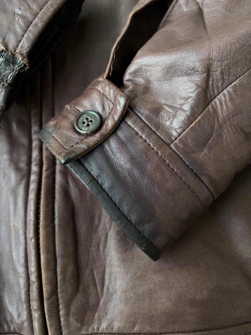 希少 Sサイズ ラルフローレン ポニー刺繍 レザージャケット スイングトップ