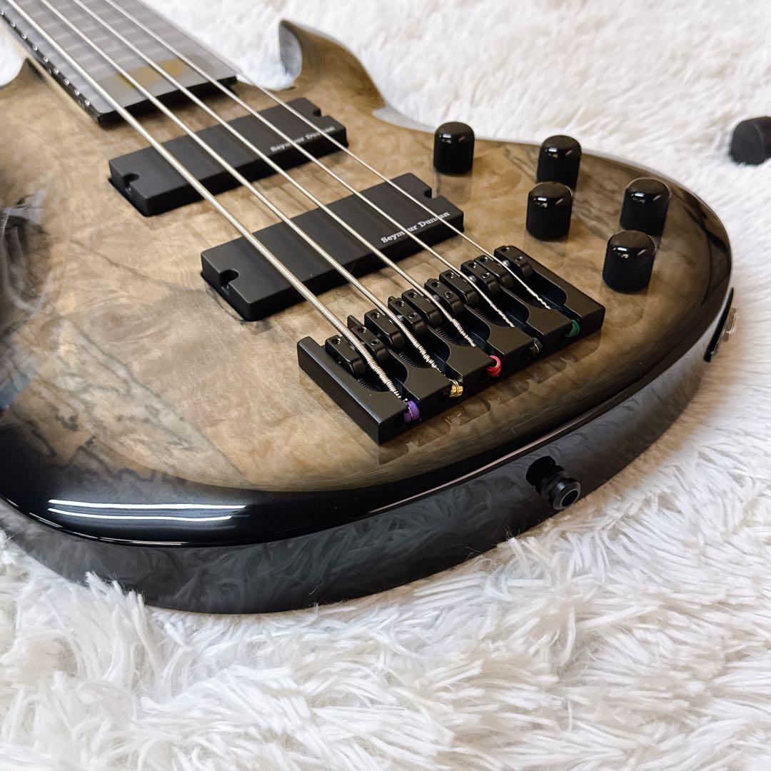 極美品 E-II/ESP BTL-5 5弦ベース Bottom LineBass