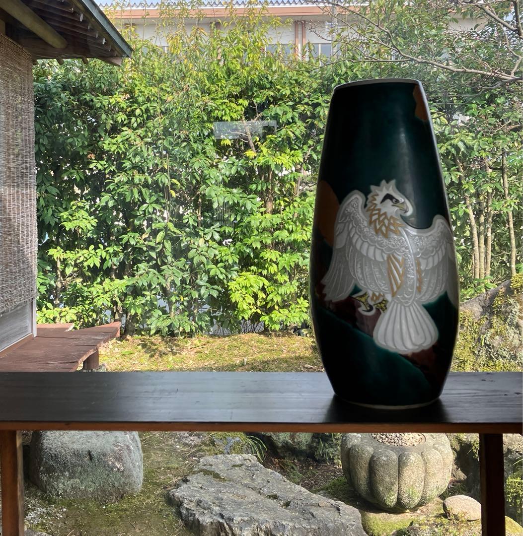 九谷焼　花瓶　壺　大型