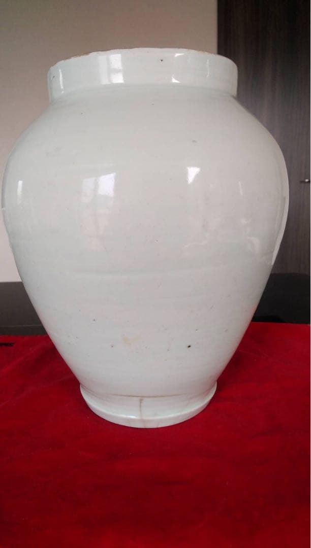 白磁壺　古伊万里　アンティーク　李朝　古美術　古道具　花器