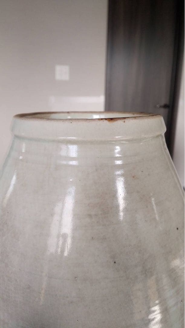 白磁壺　古伊万里　アンティーク　李朝　古美術　古道具　花器