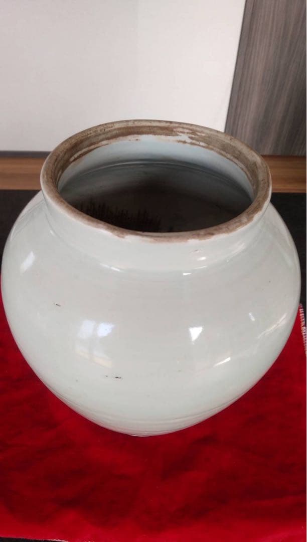 白磁壺　古伊万里　アンティーク　李朝　古美術　古道具　花器