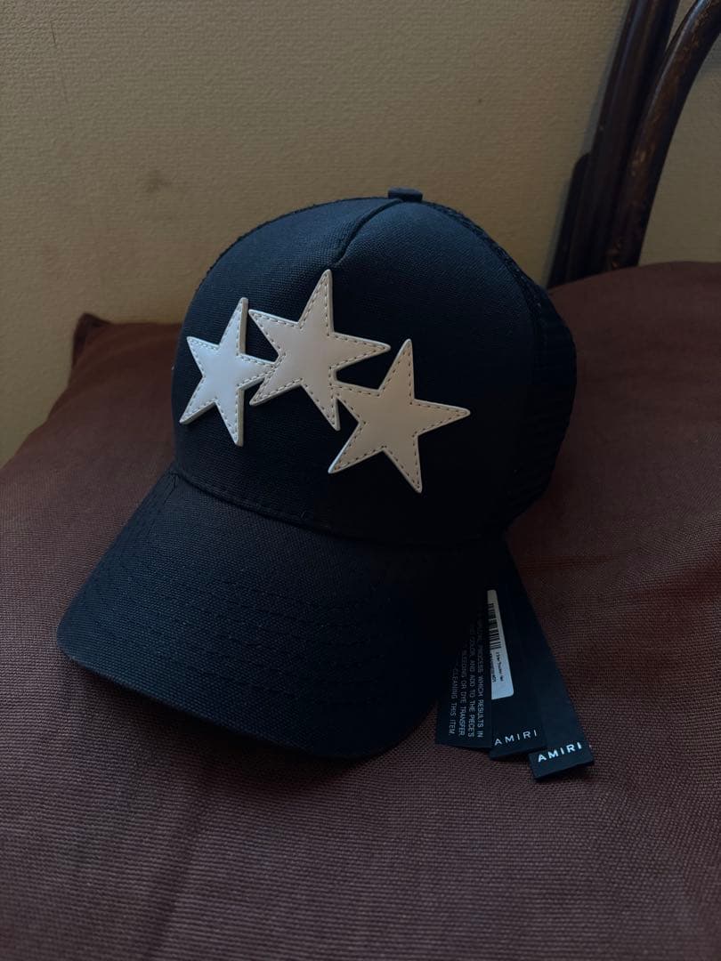 AMIRI 3STAR LOGO トラッカーメッシュキャップ