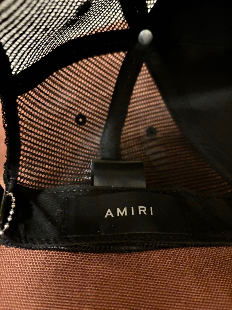 AMIRI 3STAR LOGO トラッカーメッシュキャップ