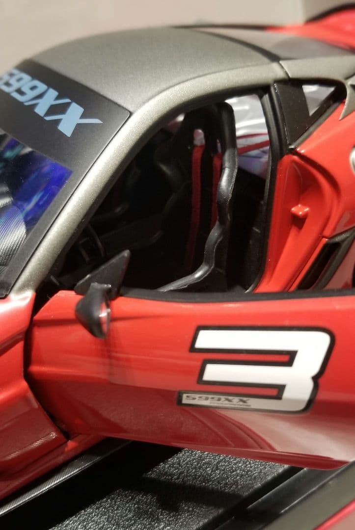 【レア美品】1/18 マテル フェラーリ 599XX 　ホットウィール