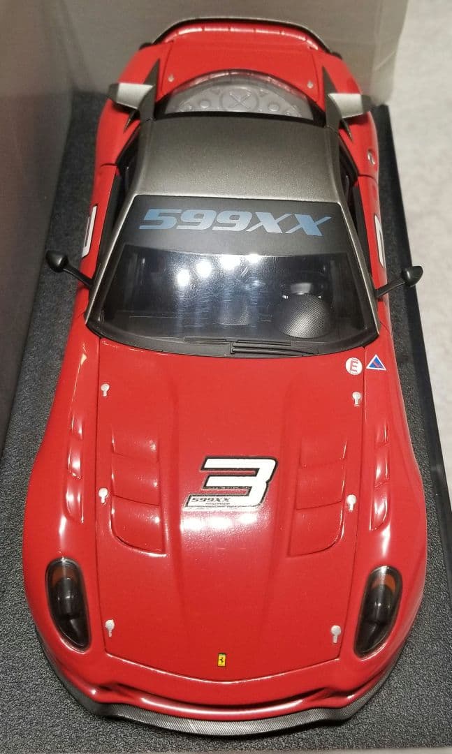 【レア美品】1/18 マテル フェラーリ 599XX 　ホットウィール