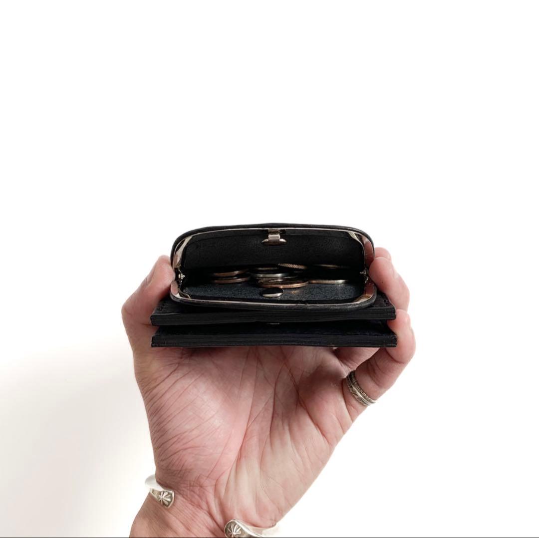 り*ご様 天溝がま口の二つ折り財布 【がま口ウォレット】 chroi's wal