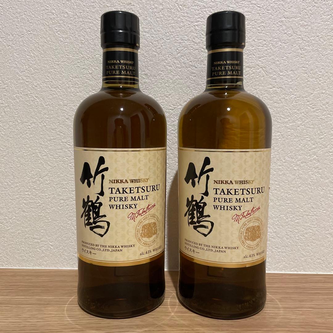 【新品未開封】ニッカウヰスキー竹鶴2本セット