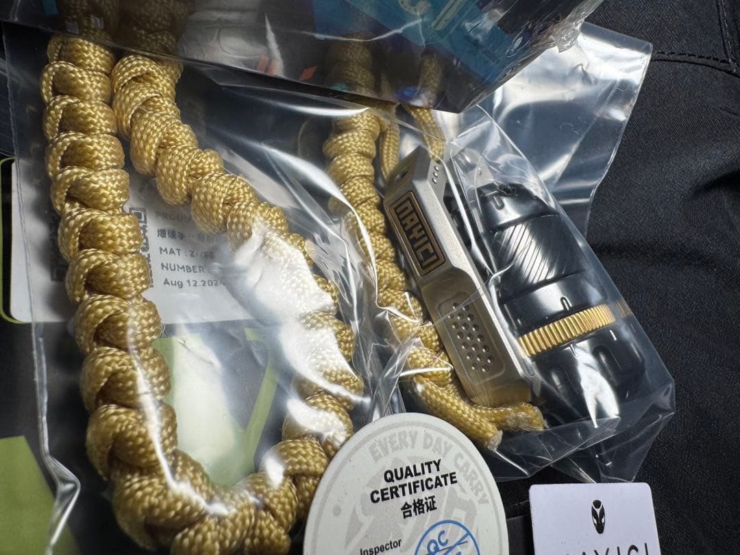 NAYICI DEMOMAN ジルコニウム 数量限定生産 フィジェットトイEDC