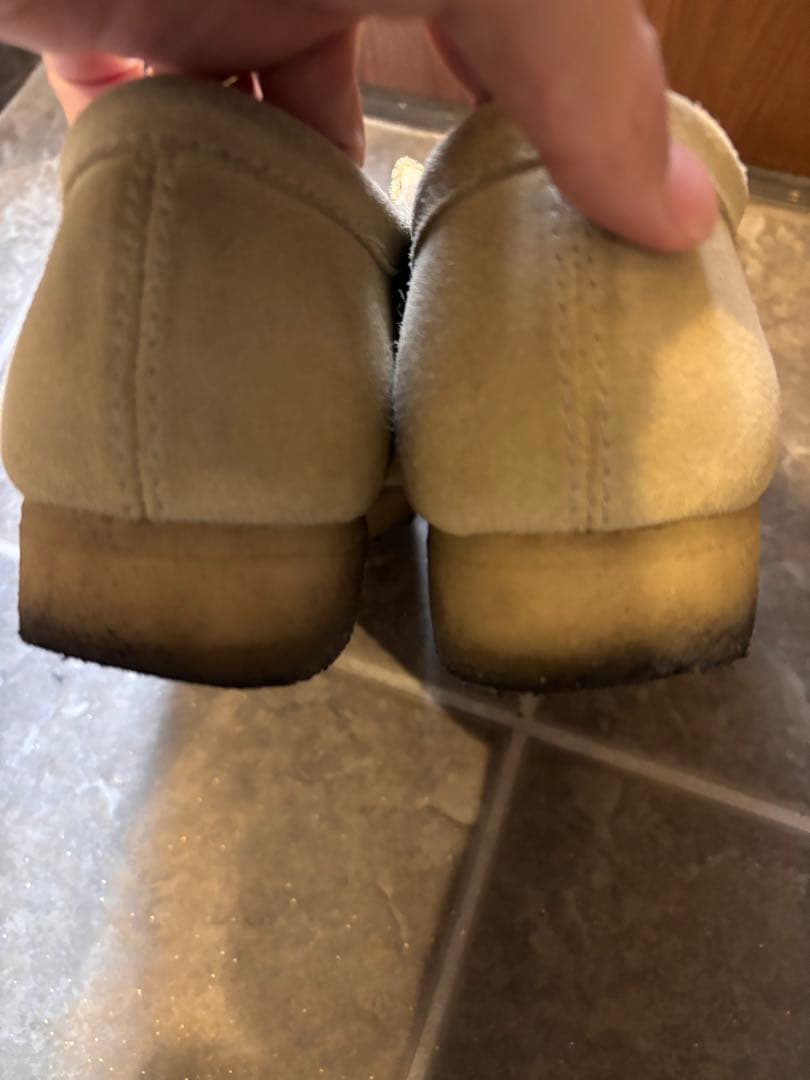 値下げ！CLARKS ORIGINALS ベージュ モカシン。年内発送！