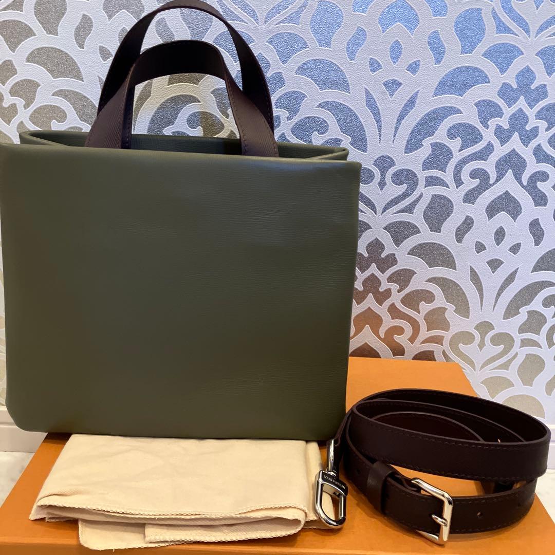 大人気❣️新作ルイヴィトンショッパートートMINI❣️自宅保管新品❣️カーキ