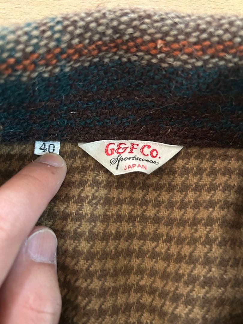 ジャケット・アウター G&F Co.- PLAID JACKET _ PLAID 40