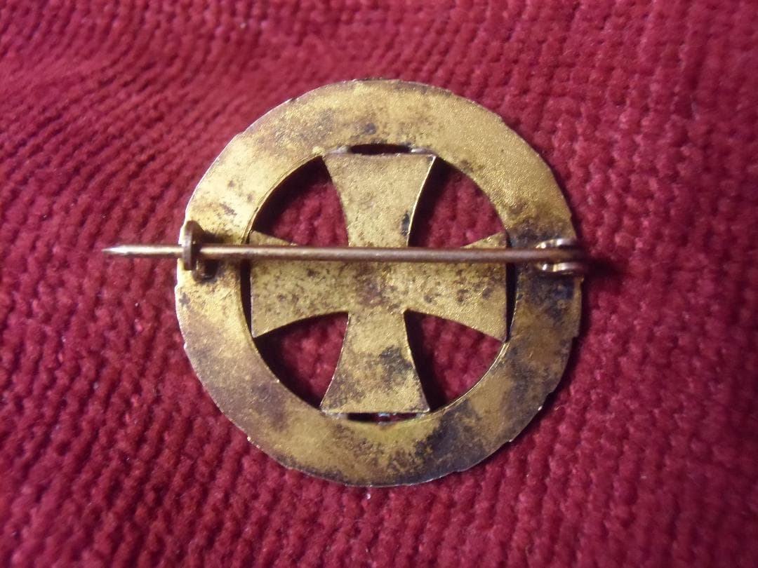 Ｗ帝政ドイツ軍/プロイセン王国＊１９１４～１９１５年＊鉄十字ブローチ（実物）