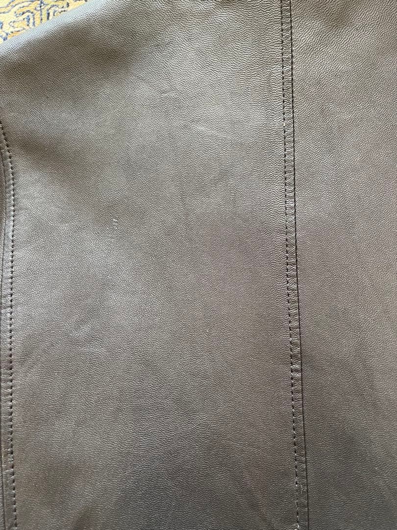 美品　District United Arrows シングルライダースジャケット