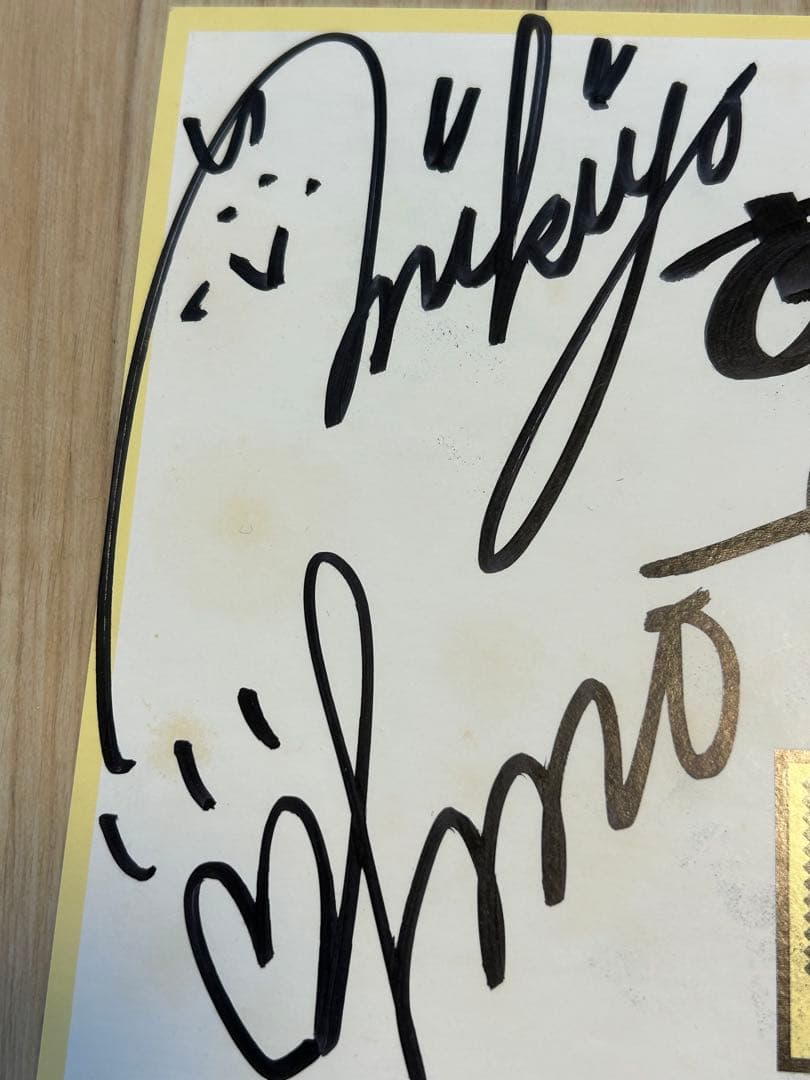 COCO 直筆サイン色紙　三浦理恵子　瀬能あづさ　大野幹代　羽田恵理香　宮前真樹