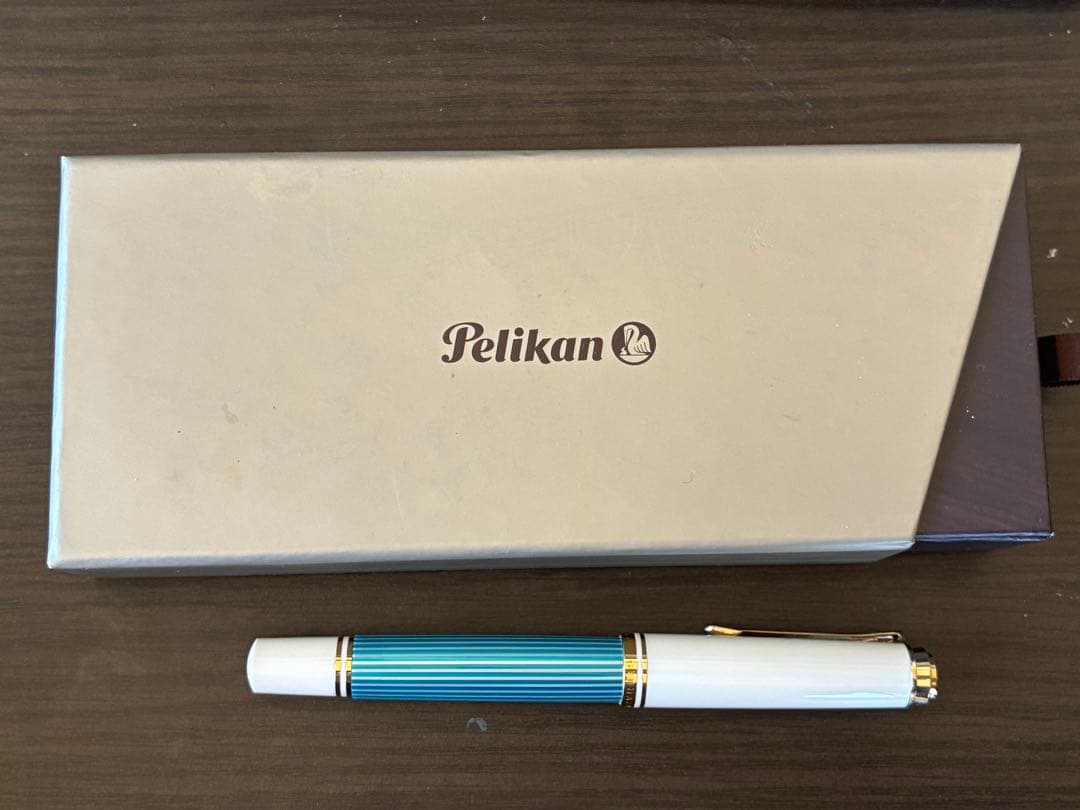 Pelikan ペリカン　M600　ターコイズホワイト　Fニブ