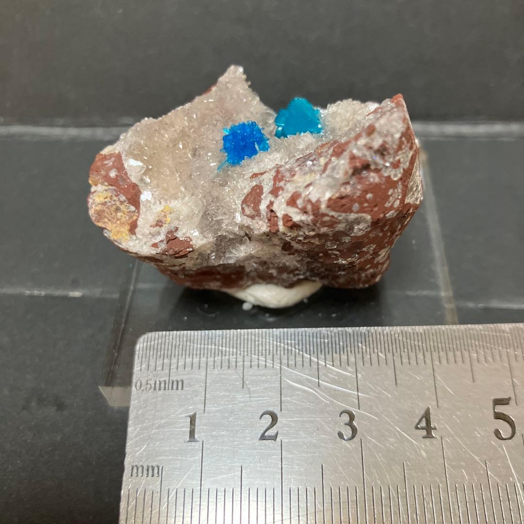 ①カバンシ石　カバンサイト　標本　原石　天然石　鉱物　鉱石　青　ブルー