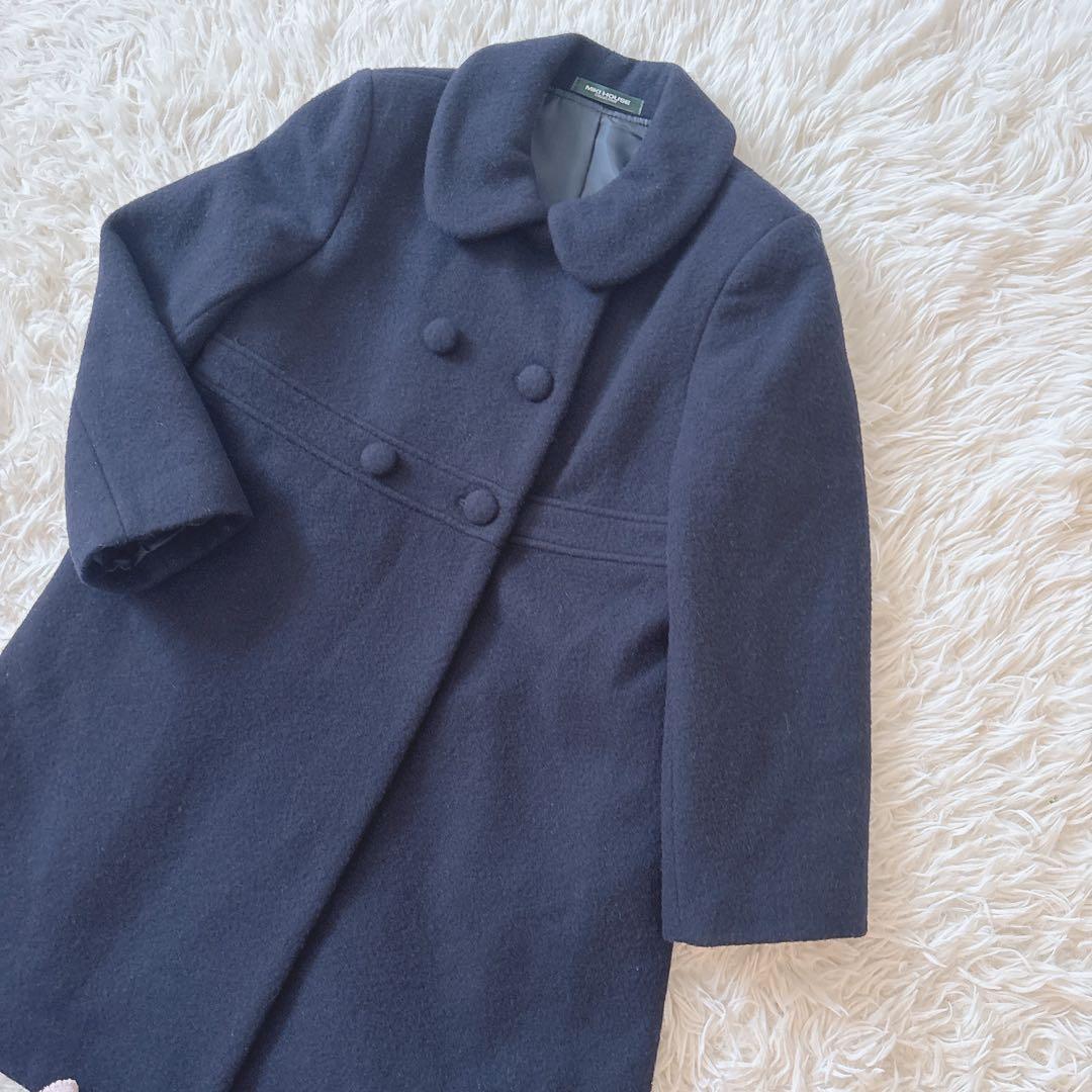 即日発送⭐︎MIKIHOUSE⭐︎ミキハウス　ウールコート ネイビー受験　塾　120