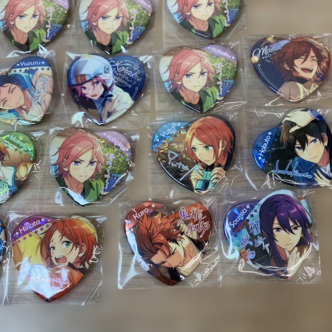 あんさんぶるスターズ！ 缶バッジ 大量316個 イベコレ 中国ハート まとめ売り