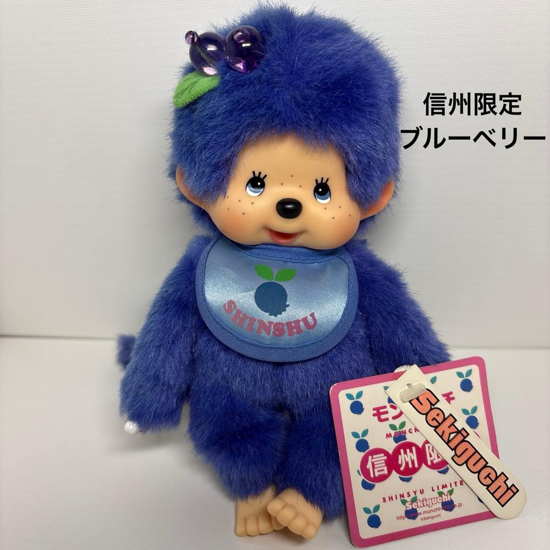 新品未使用 信州限定 ブルーベリー モンチッチ monchhichi 1657