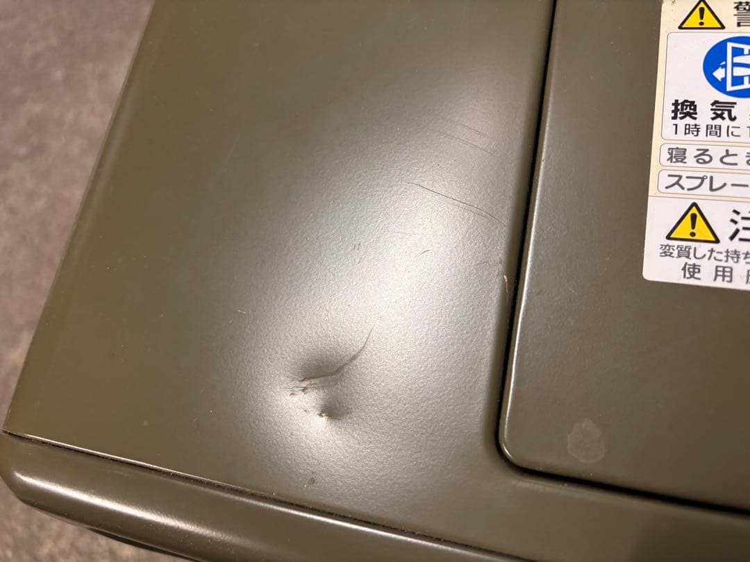 ★最安値★FH-CP25Y ポタ電で使える石油ファンヒーター オリーブグリーン★