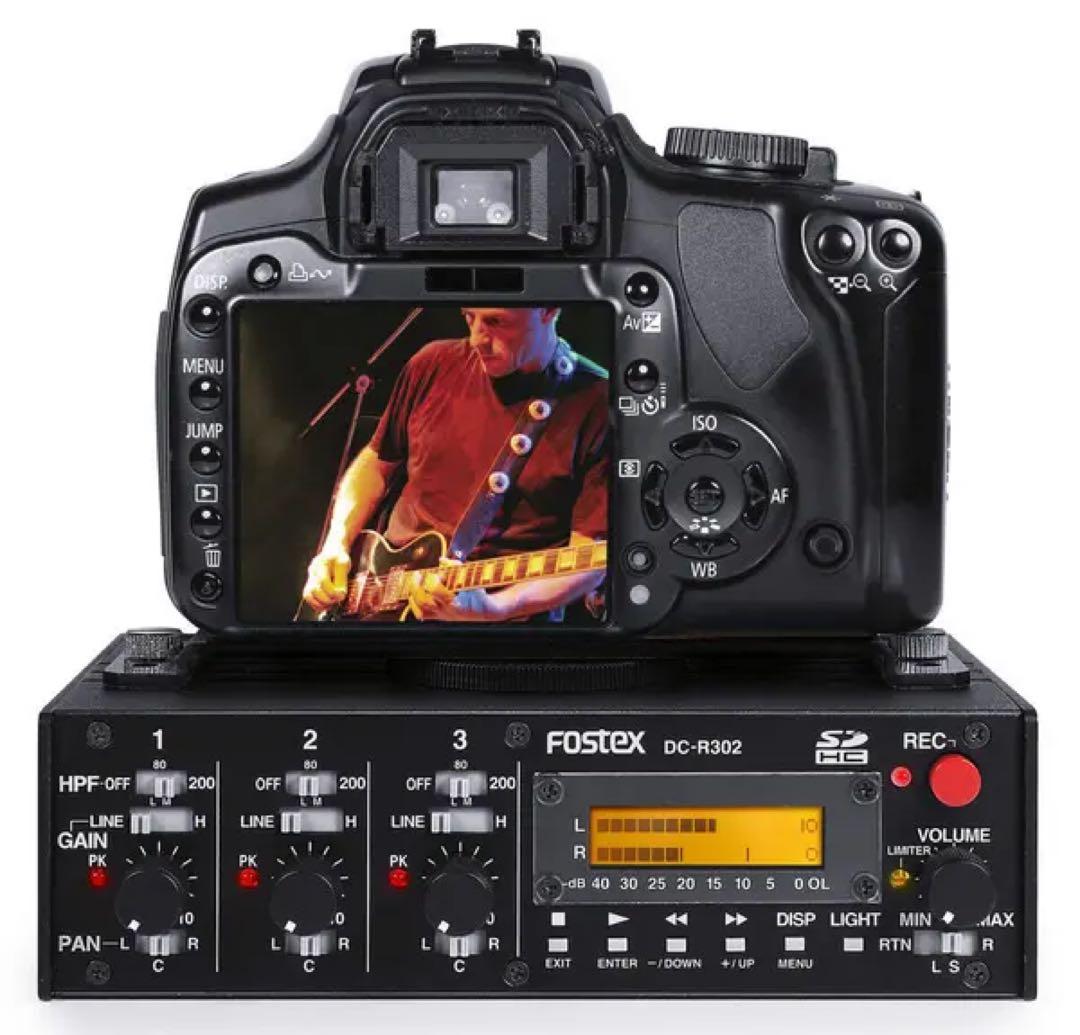 Fostex DC-R302 ポータブル・レコーダー／録音機材／動作確認済