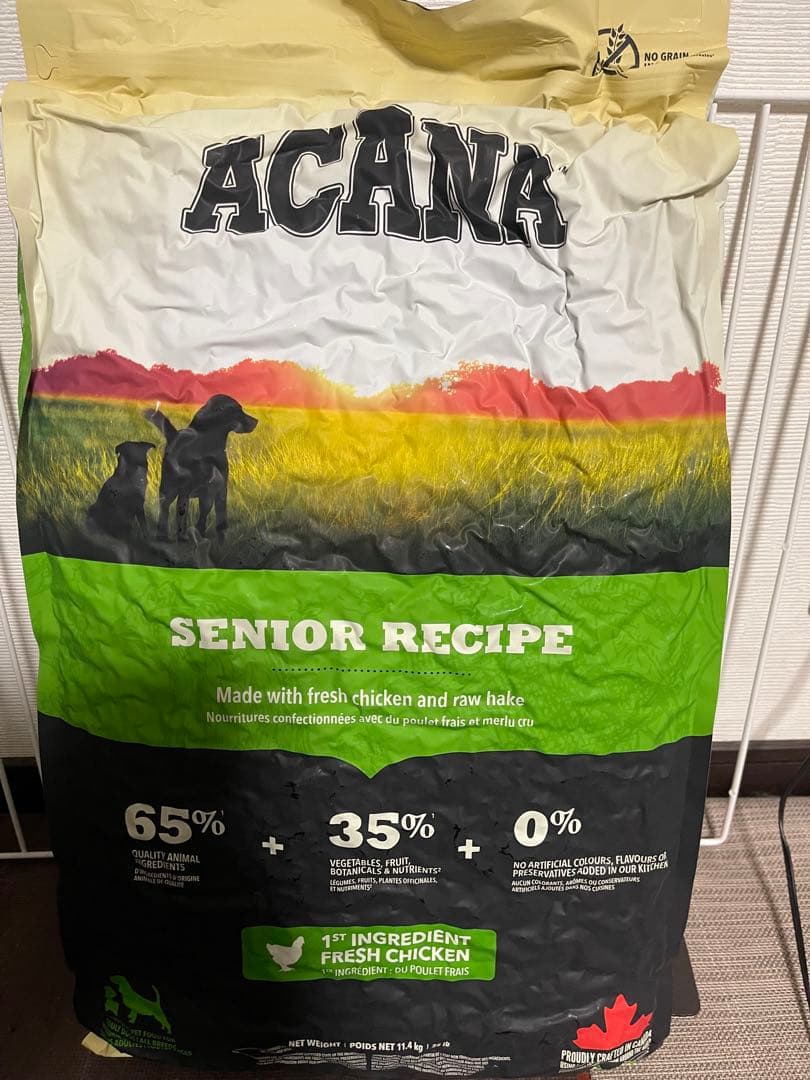 ACANA シニアレシピ ドッグフード 11.4キロ