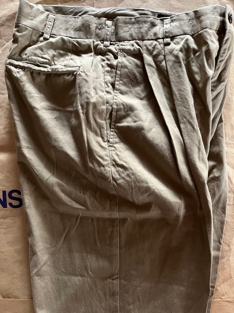 n*o様 *田中オム* コムデギャルソンオム ストーンウォッシュ綿 チノパンAD