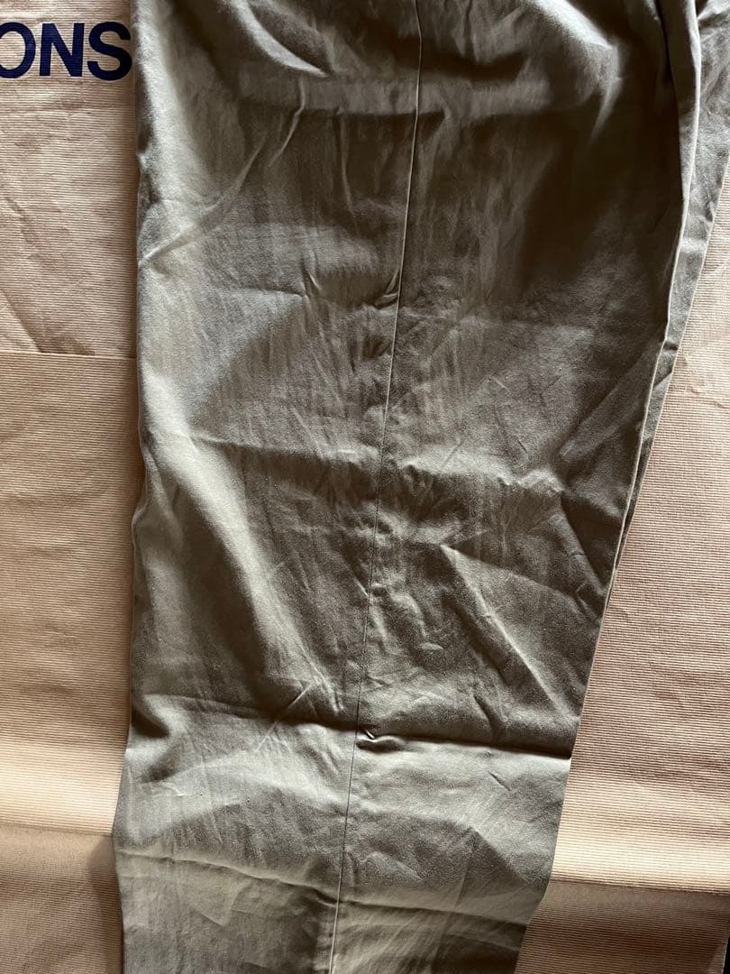 n*o様 *田中オム* コムデギャルソンオム ストーンウォッシュ綿 チノパンAD