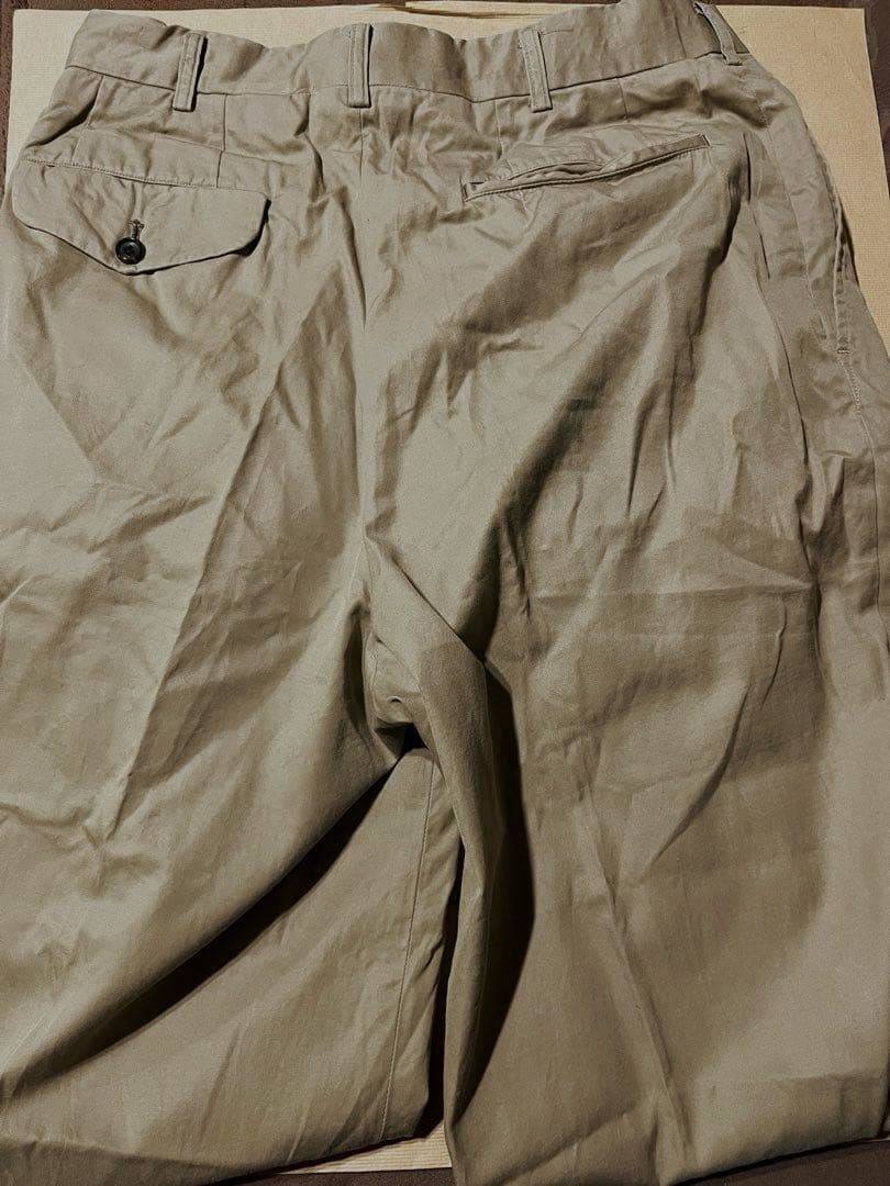 n*o様 *田中オム* コムデギャルソンオム ストーンウォッシュ綿 チノパンAD