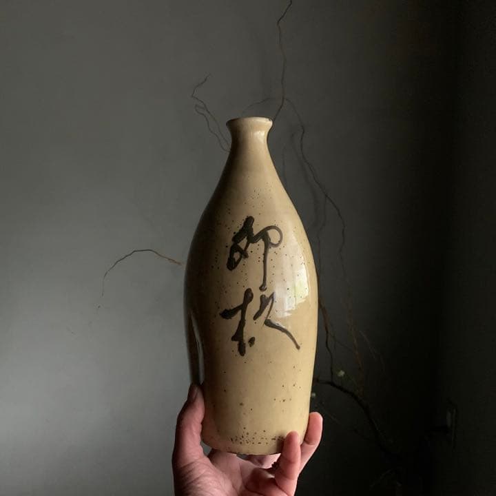 白丹波 徳利 古美術 酒器 花入 丹波焼 古道具 アンティーク