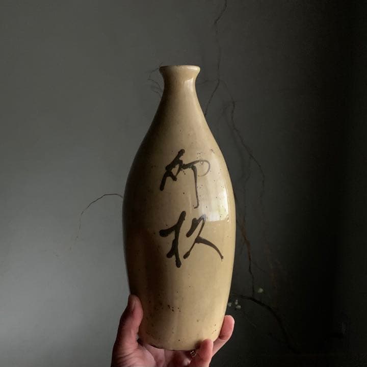 白丹波 徳利 古美術 酒器 花入 丹波焼 古道具 アンティーク