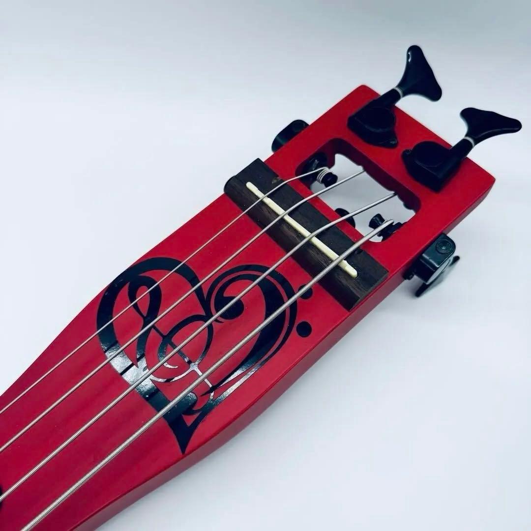 AnyGig エニィギグ 赤 トラベルベース エレキベース 現状品