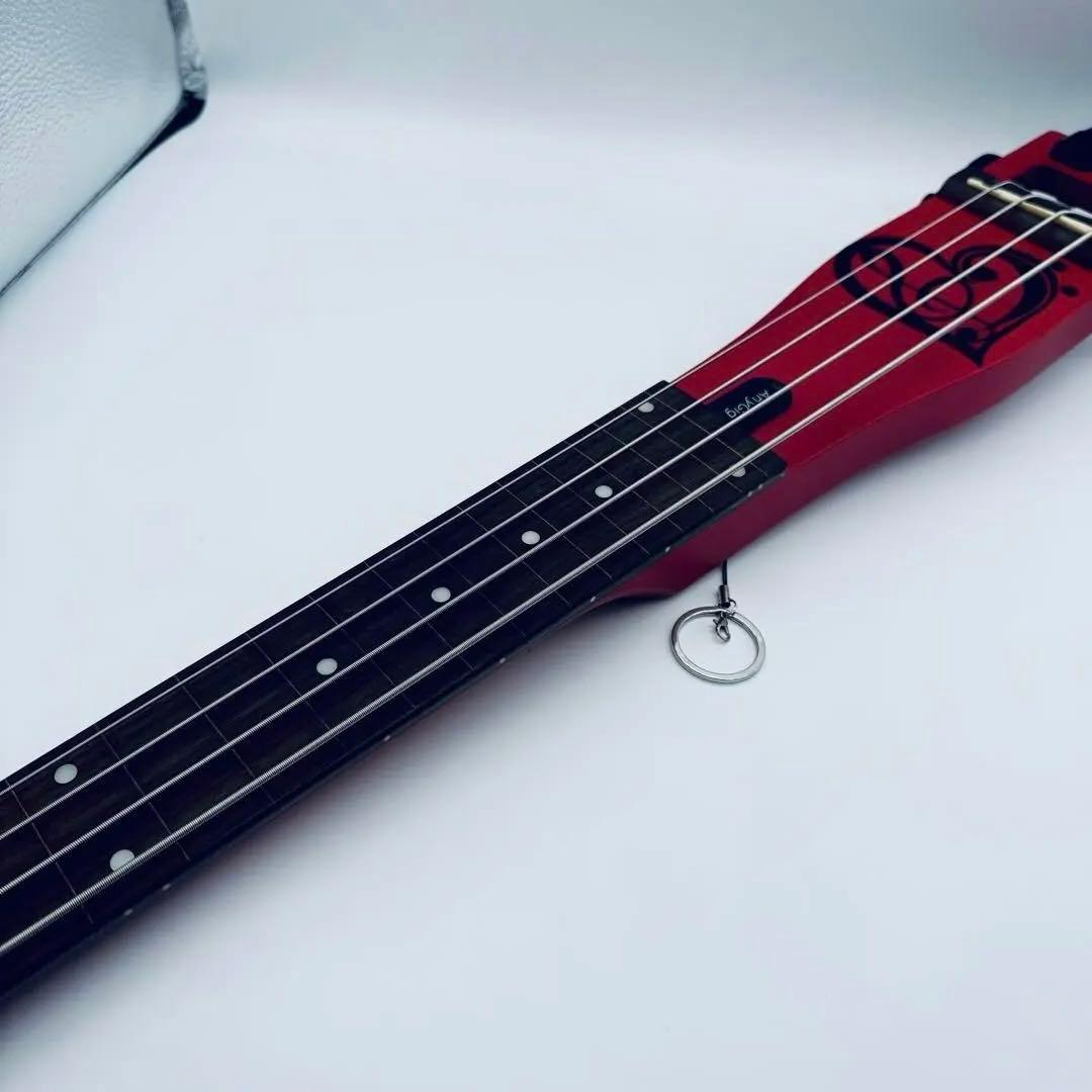 AnyGig エニィギグ 赤 トラベルベース エレキベース 現状品