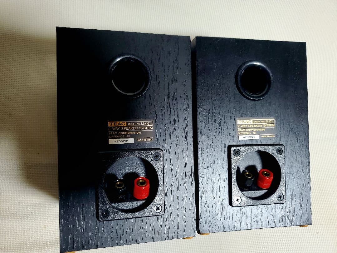 良品 元箱あり TEAC LS-101 ブラック ブックシェルフ スピーカー