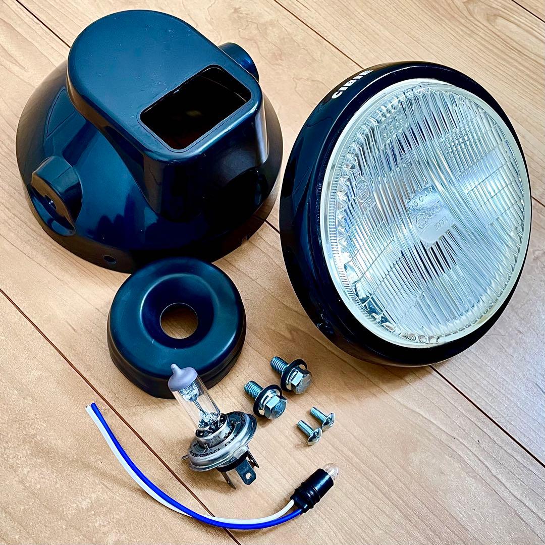 当時物 CIBIE シビエ 凹み ヘッドライト 160φ 極美品 CB250T