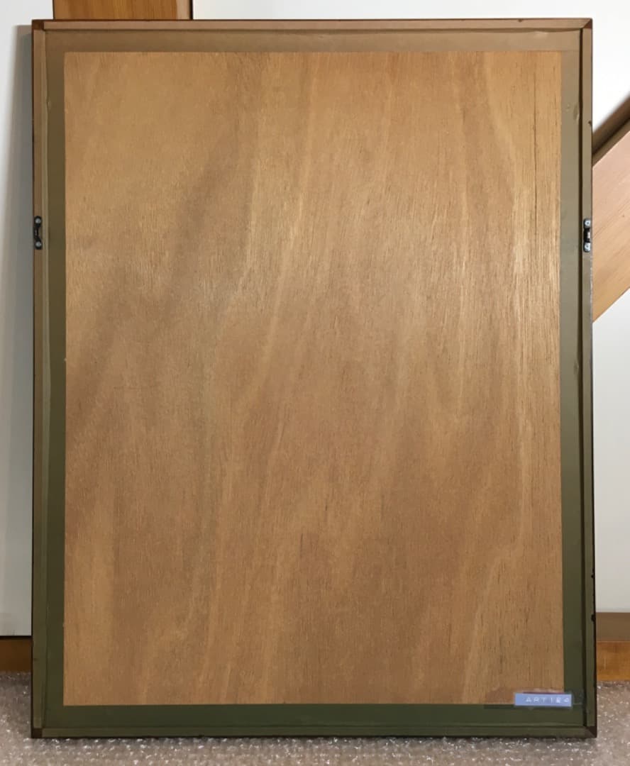 ○ 西嶋勝之「朽木の雪」木版画 167/500 直筆サイン 真作