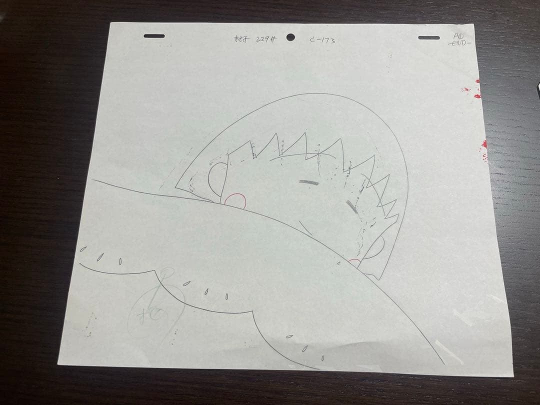 3点セット　ちびまる子ちゃん　さくらももこ　セル画