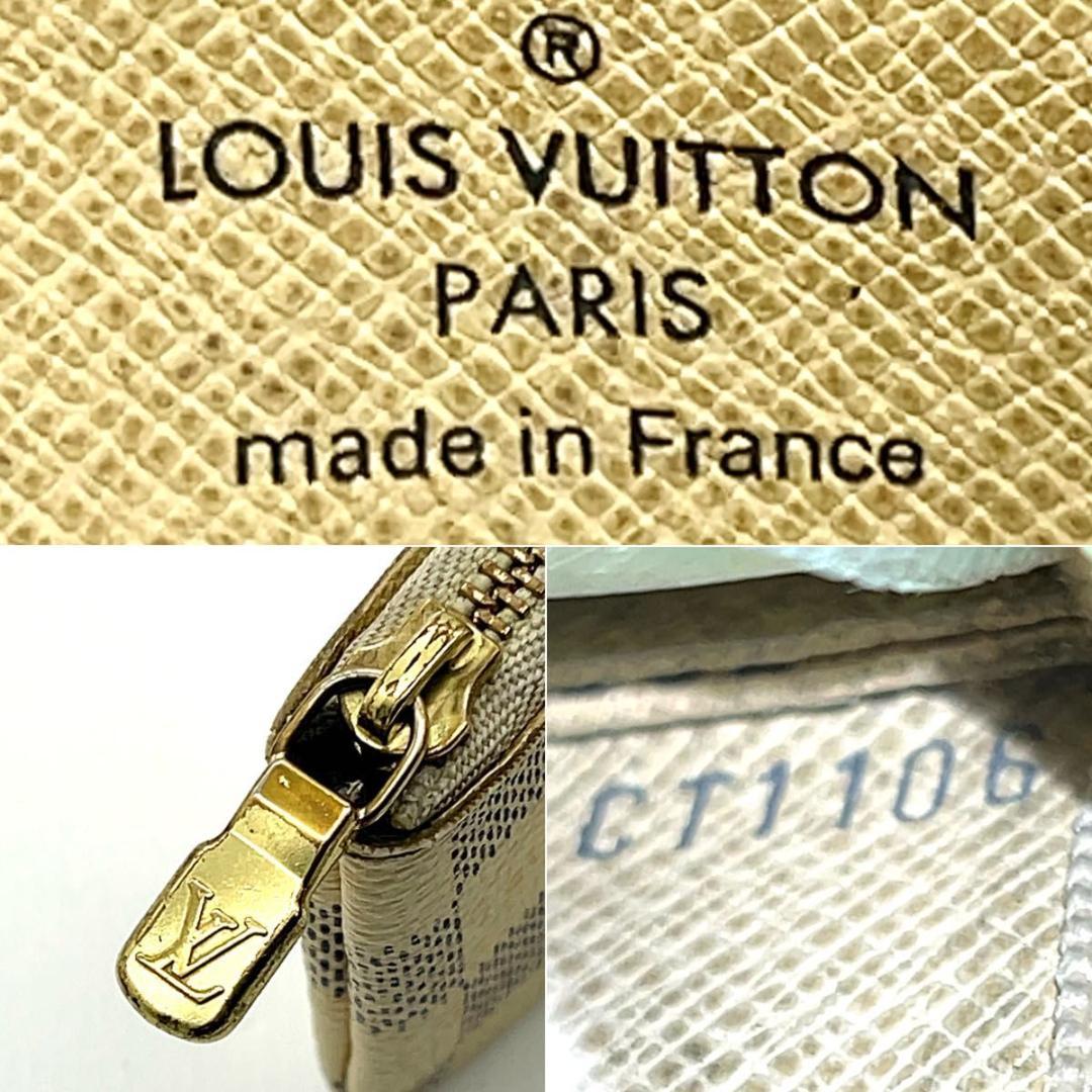 限界価格❣️ルイヴィトン ダミエアズール ポシェットクレ 小銭入れ 男女兼用