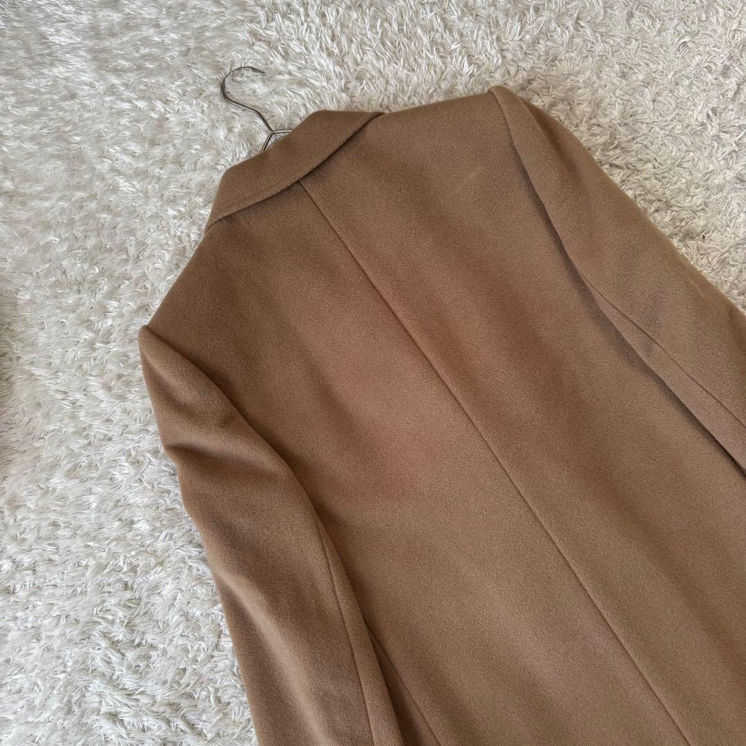 未使用 カシミヤ ロングコート チェスターコート ダブル アウター タグ付 9号