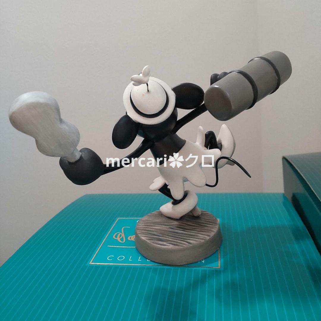 WDCC　ミッキー　ミニー　蒸気船ウィリー　フィギュア　モノクロ　ディズニー