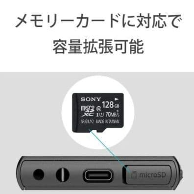 【美品】SONY ウォークマン ハイレゾ対応 MP3プレーヤー NW-A106