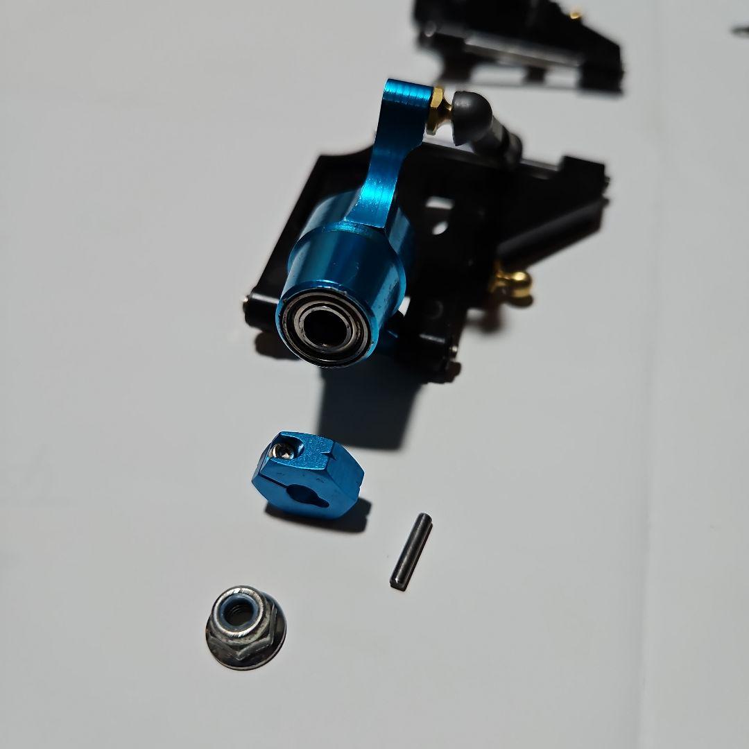 TA02用フロントリアアルミナックル、フロントCハブ、ワイドサスアーム、6角ハブ