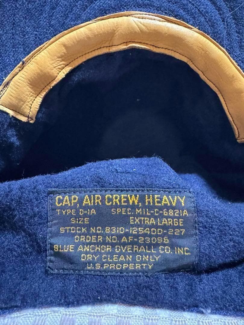 米軍 実物 エアクルーキャップ D-1A