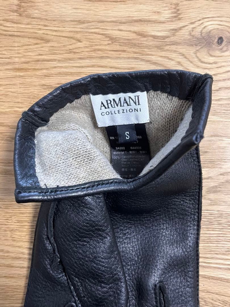 ARMANI COLLEZIONI 手袋　本革　米国購入
