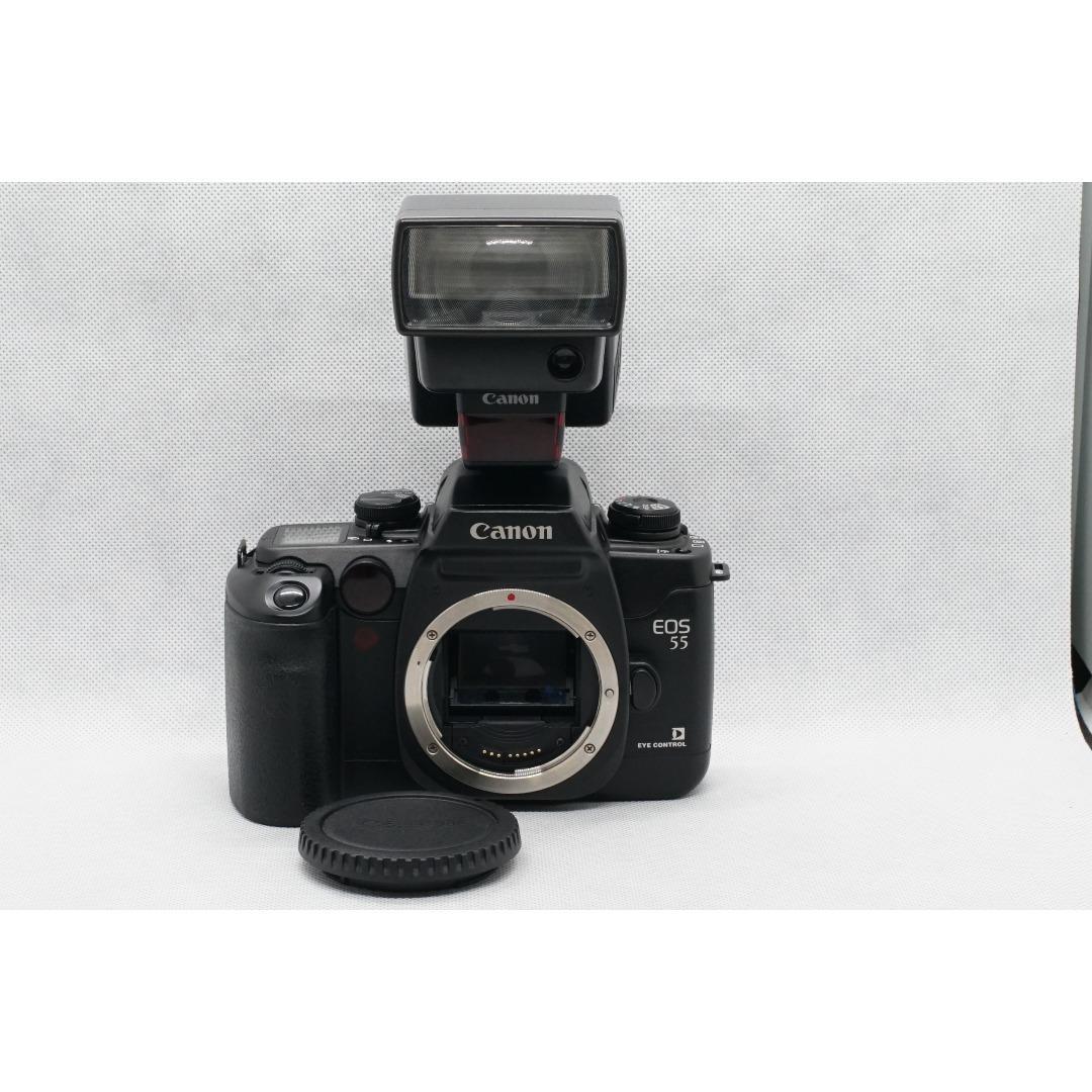 [美品] Canon EOS 55 キヤノン イオス 一眼レフ フィルムカメラ
